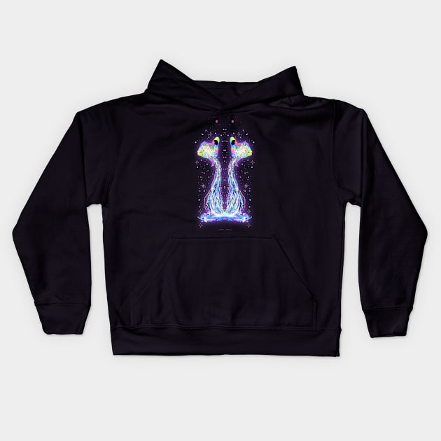 Aquarius 8c Black Kids Hoodie by Boogie 72